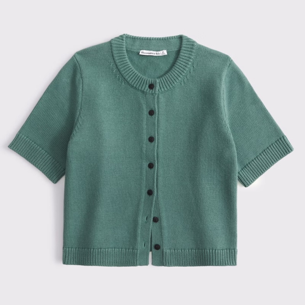 Abercrombie & Fitch - Short Sleeve Cardigan Sweater